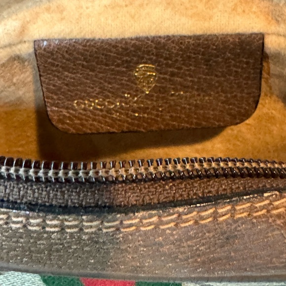 Gucci Vintage GG Web Cosmetic Pouch/Clutch - Picture 5 of 10